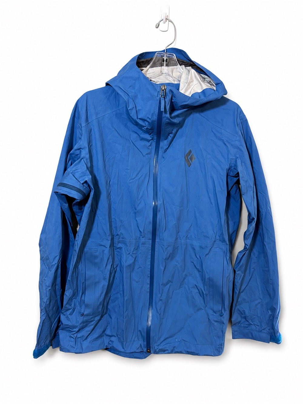 Black Diamond StormLine Stretch Rain Shell Jacket Men’s M Blue BD Waterproof